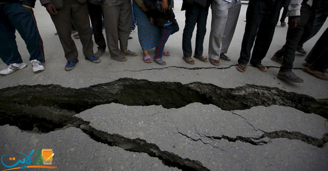 كارثة انسانية يسببها زلزال النيبال