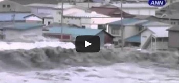 بالفيديو| مشاهد نادرة من زلزلال تسونامي