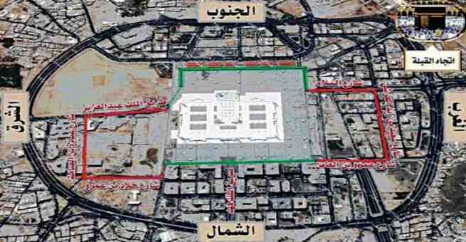 توسعات المسجد النبوي عبر التاريخ