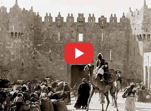 فيديو | مظاهر الحياة في مدينة القدس قبل مائة عام