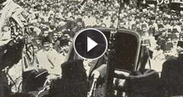 فيديو : اخر خليفة للمسلمين يتولى الخلافة ويتقلد السيف
