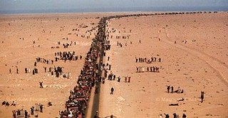 انطلاق المسيرة الخضراء من المغرب