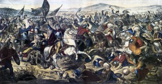 معركة كوسوفو الأولى عندما حطم العثمانيون الصرب 