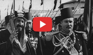 بالفيديو | زيارة الملك عبد العزيز ال سعود لمصر سنة 1946 