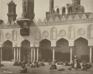 Mosque-el-Azhar-the-students